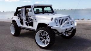 Jeep Wrangler by Underground AV on Forgiato Wheels 2014 года